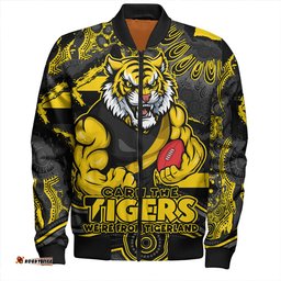 Amazing Aussie Richmond Blazing Spirit Of Victory Bomber Jacket