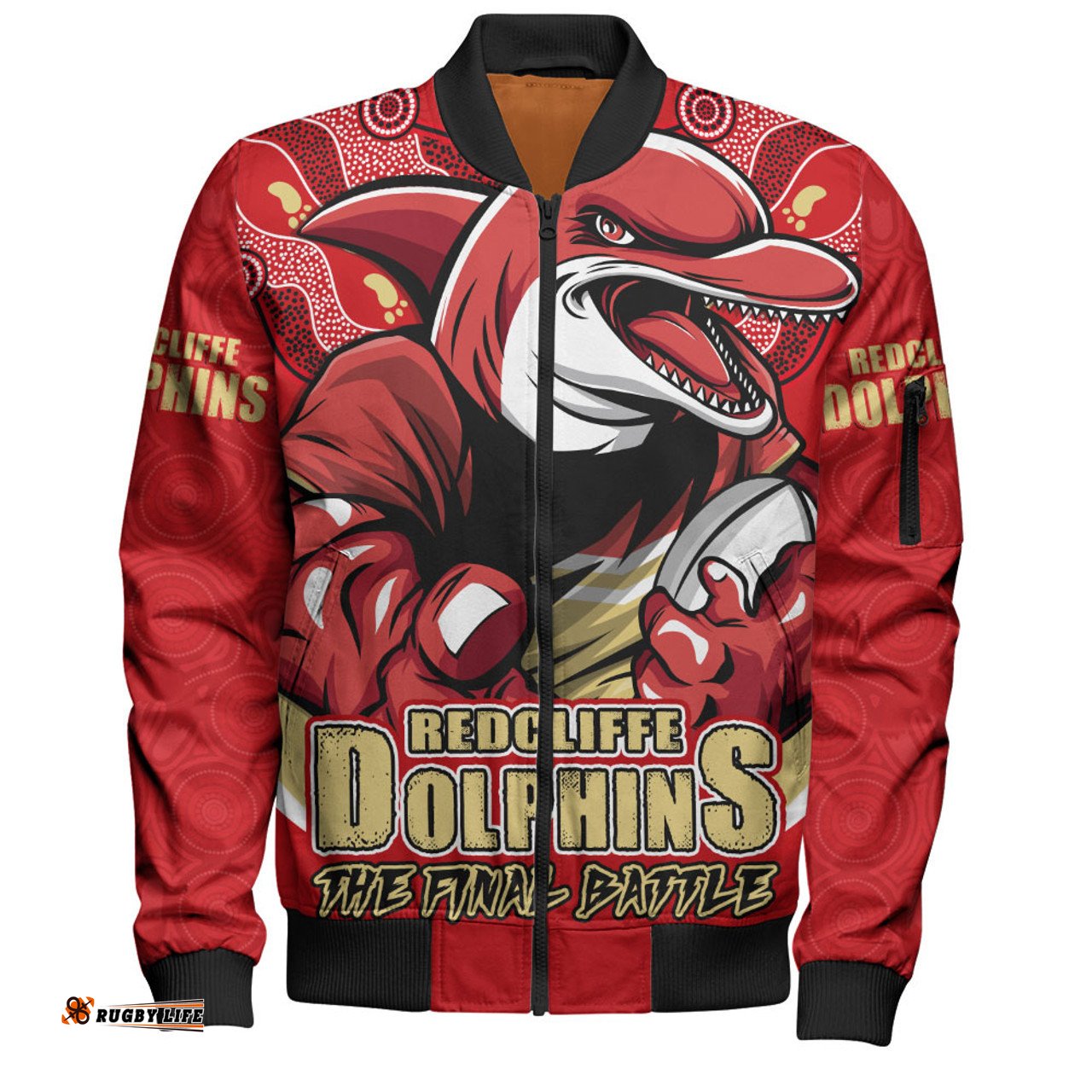 Amazing Aussie Redcliffe Dolphins Final Clash Battle Edition Bomber Jacket