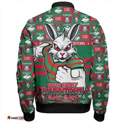 Amazing Aussie South Sydney Rabbitohs Champion���s Pride Comic Style Bomber Jacket