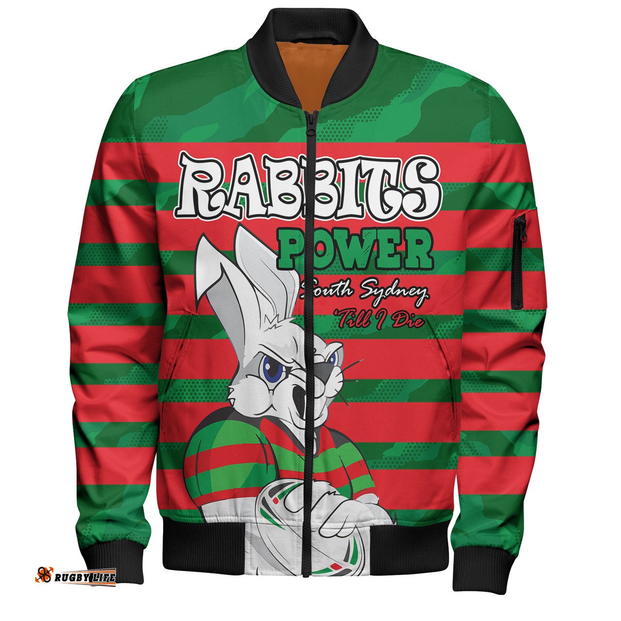 Amazing Aussie South Sydney Rabbitohs I Hate Being This Awesome But Bunnies Bomber Jacket