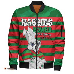 Amazing Aussie South Sydney Rabbitohs I Hate Being This Awesome But Bunnies Bomber Jacket