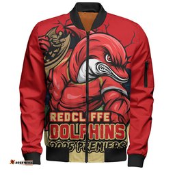 Amazing Aussie Redcliffe Dolphins Unleash Power In The Ultimate Battle Bomber Jacket