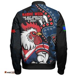 Amazing Aussie Sydney Roosters NAIDOC Indigenous Warrior Spirit Bomber Jacket