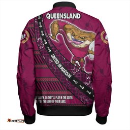 Amazing Aussie Cane Toads Sport Theme Song For Rugby With Sporty Style Bomber Jacket