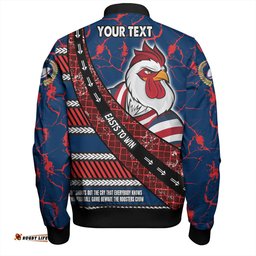 Amazing Aussie Sydney Roosters Theme Song For Rugby With Sporty Style Bomber Jacket