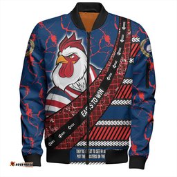 Amazing Aussie Sydney Roosters Theme Song For Rugby With Sporty Style Bomber Jacket