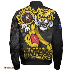 Amazing Aussie Richmond Power Through Generations NAIDOC Edition Bomber Jacket