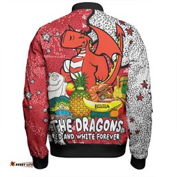 Amazing Aussie St. George Illawarra Dragons Custom Australian Big Things Bomber Jacket