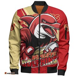 Amazing Aussie Redcliffe Dolphins Chasing Victory 2025 Final Series Pride Bomber Jacket