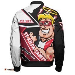 Amazing Aussie St Kilda Battlefield Glory Gear Bomber Jacket
