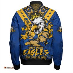 Amazing Aussie West Coast Eagles Ripped Legacy of the Game Bomber Jacket