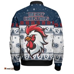 Amazing Aussie Sydney Roosters Christmas Custom Special Ugly Christmas Bomber Jacket