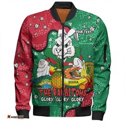 Amazing Aussie South Sydney Rabbitohs Australian Big Things Bomber Jacket