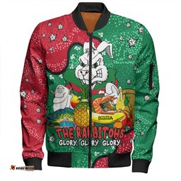 Amazing Aussie South Sydney Rabbitohs Australian Big Things Bomber Jacket