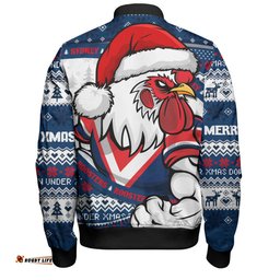 Amazing Aussie Sydney Roosters Ugly Knit Style For Christmas Game Fans Bomber Jacket