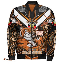 Amazing Aussie Wests Tigers Naidoc Week Custom For Our Elders Home Jersey Bomber Jacket
