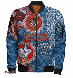 Amazing Aussie Sydney Roosters Custom Easts to Win Bomber Jacket