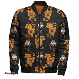 Amazing Aussie Wests Tigers With Maori Pattern Bomber Jacket