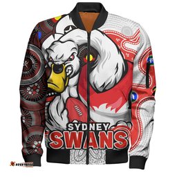 Amazing Aussie Sydney Swans NAIDOC Spirit Of Country Bomber Jacket