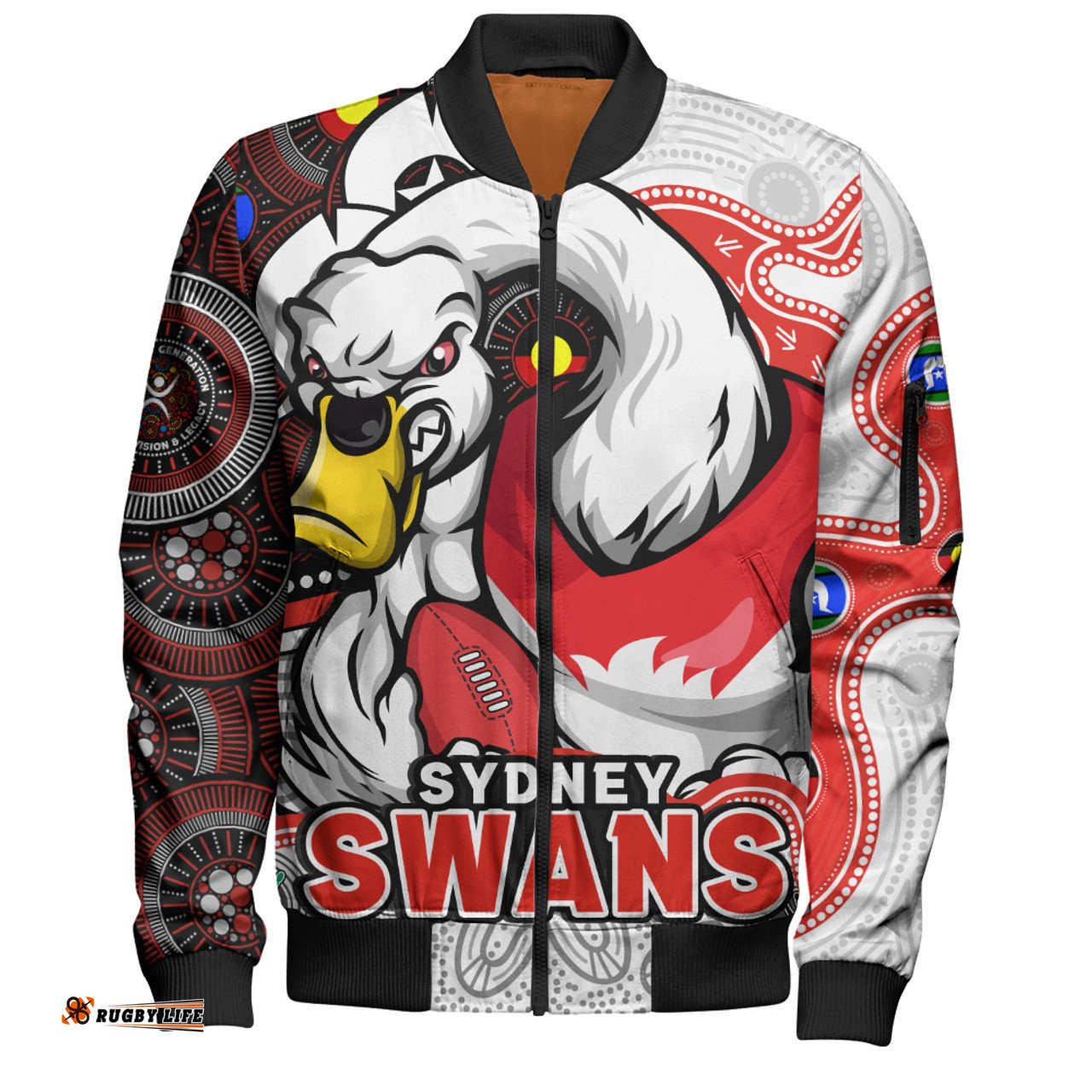 Amazing Aussie Sydney Swans NAIDOC Spirit Of Country Bomber Jacket