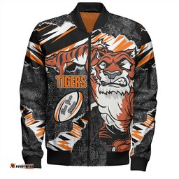 Amazing Aussie Wests Tigers Theme Song Bomber Jacket