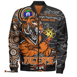 Amazing Aussie Wests Tigers Spirit Of NAIDOC Series Bomber Jacket