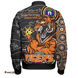 Amazing Aussie Wests Tigers Spirit Of NAIDOC Series Bomber Jacket
