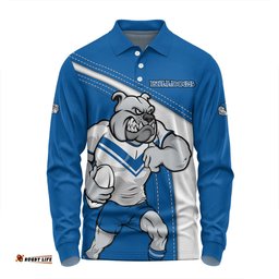 Canterbury-Bankstown Bulldogs Long Sleeve Polo Shirt Custom Team Of Us Die Hard Fan Supporters