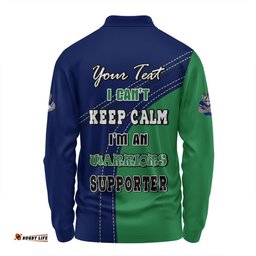 New Zealand Warriors Long Sleeve Polo Shirt Custom Team Of Us Die Hard Fan Supporters