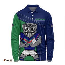 New Zealand Warriors Long Sleeve Polo Shirt Custom Team Of Us Die Hard Fan Supporters