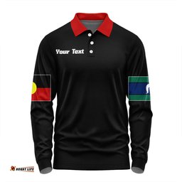 Australia Sport Darts Custom Long Sleeve Polo Shirt - Darts Sport Custom I Just Need Darts Long Sleeve Polo Shirt