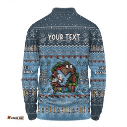 New South Wales Cockroaches Christmas Custom Long Sleeve Polo Shirt - Chrissie Spirit Long Sleeve Polo Shirt