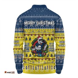 North Queensland Cowboys Christmas Custom Long Sleeve Polo Shirt - Chrissie Spirit Long Sleeve Polo Shirt