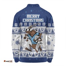 New South Wales Cockroaches Christmas Custom Long Sleeve Polo Shirt - Special Ugly Christmas Long Sleeve Polo Shirt