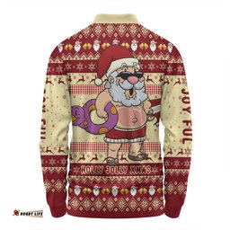 Australia Christmas Custom Long Sleeve Polo Shirt - Aussie Christmas Santa Summer Vibes Long Sleeve Polo Shirt