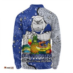 Canterbury-Bankstown Bulldogs Custom Long Sleeve Polo Shirt - Australian Big Things Long Sleeve Polo Shirt