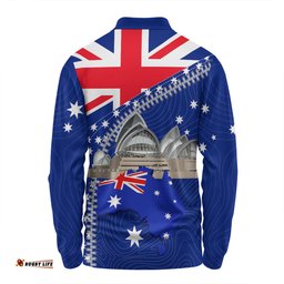 Amazing Aussie Australia Australia Day Happy Australia Day Long Sleeve Polo Shirt