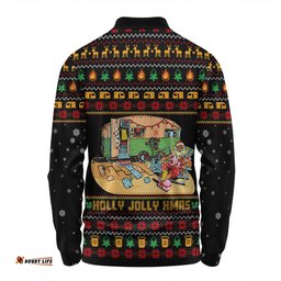 Amazing Aussie Australia Christmas Custom Aussie Christmas Merry Campers Long Sleeve Polo Shirt