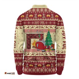Amazing Aussie Australia Christmas Custom Smells Like Christmas Long Sleeve Polo Shirt