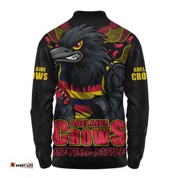 Amazing Aussie Adelaide Crows Final Clash Battle Edition Long Sleeve Polo Shirt