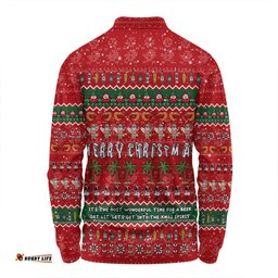 Amazing Aussie Australia Christmas Custom Aussie Ugly Christmas Let's Get Lit Long Sleeve Polo Shirt