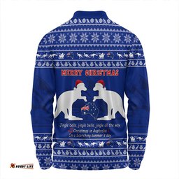 Amazing Aussie Australia Scorching Australia Christmas Long Sleeve Polo Shirt