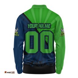 Amazing Aussie Canberra Raiders Fearless Soul Series Long Sleeve Polo Shirt