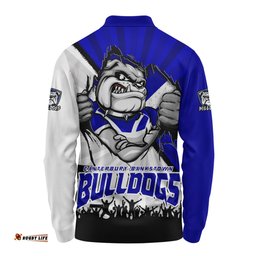 Amazing Aussie Canterbury Bankstown Bulldogs Fearless Soul Series Long Sleeve Polo Shirt