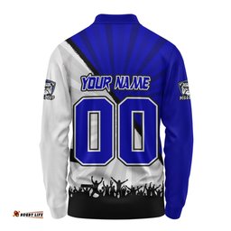 Amazing Aussie Canterbury Bankstown Bulldogs Fearless Soul Series Long Sleeve Polo Shirt