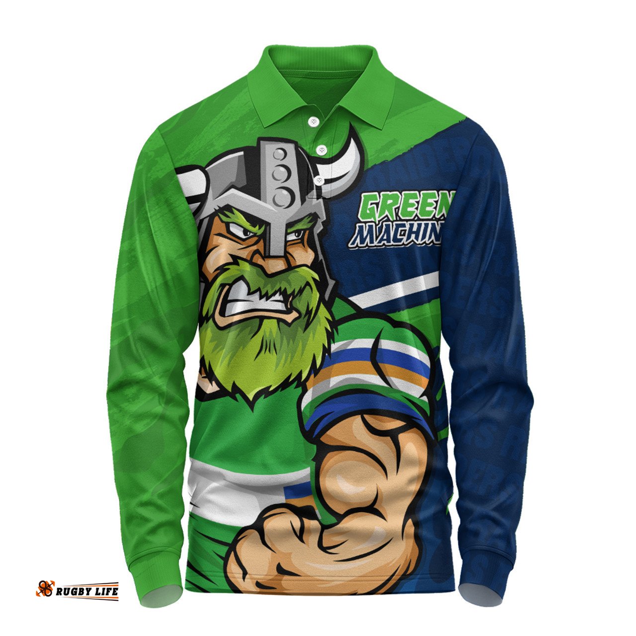 Amazing Aussie Canberra Raiders Defend The Pride Long Sleeve Polo Shirt
