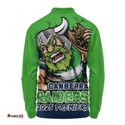 Amazing Aussie Canberra Raiders Unleash Power In The Ultimate Battle Long Sleeve Polo Shirt