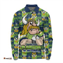 Amazing Aussie Canterbury Bankstown Bulldogs Champion���s Pride Comic Style Long Sleeve Polo Shirt