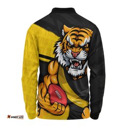 Amazing Aussie Richmond Defend The Pride Long Sleeve Polo Shirt