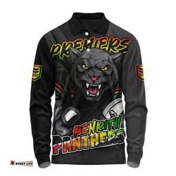 Amazing Aussie Penrith Panthers Chasing Victory 2025 Final Series Pride Long Sleeve Polo Shirt